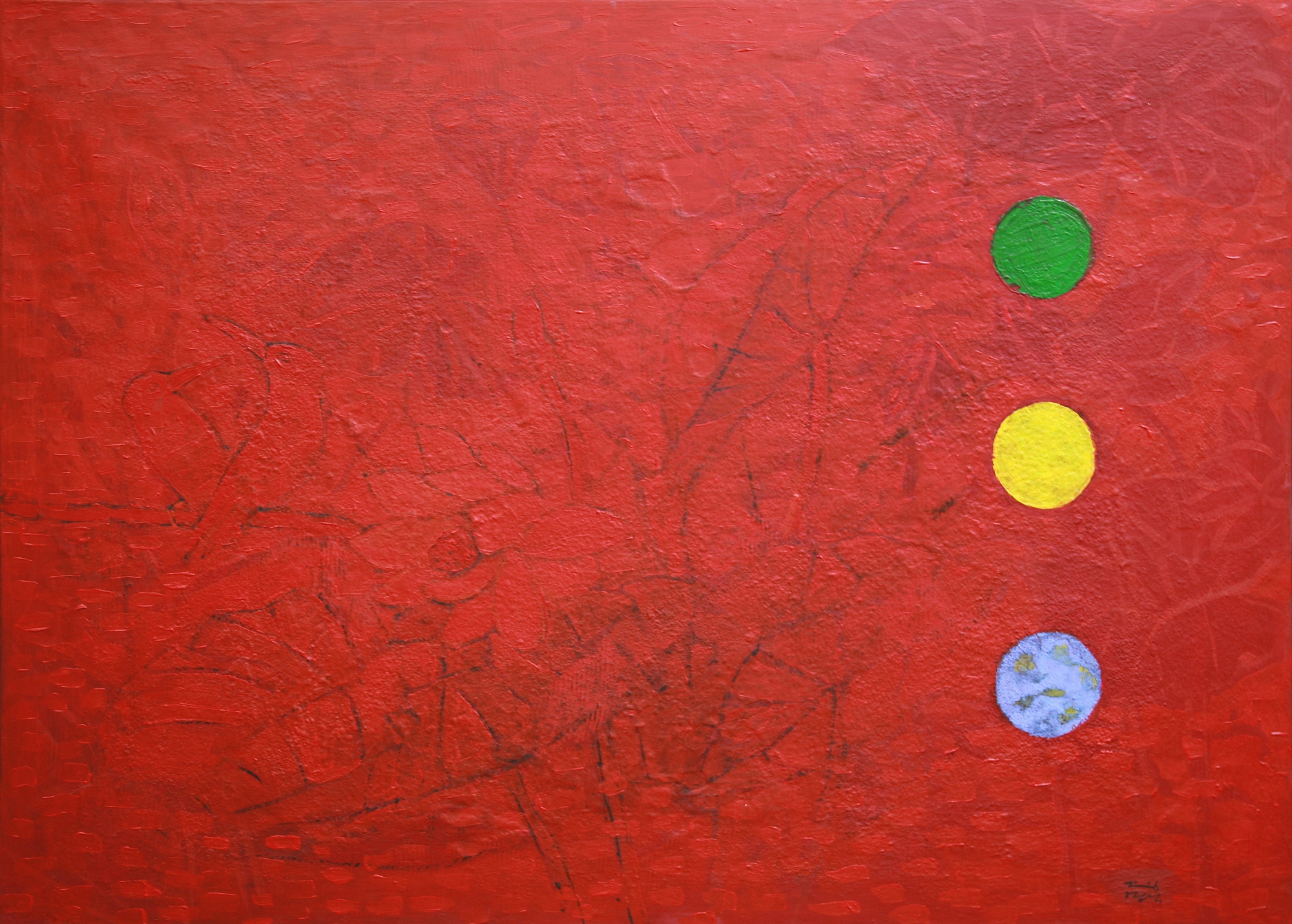 red의 향연 아크릭 2017 112X80