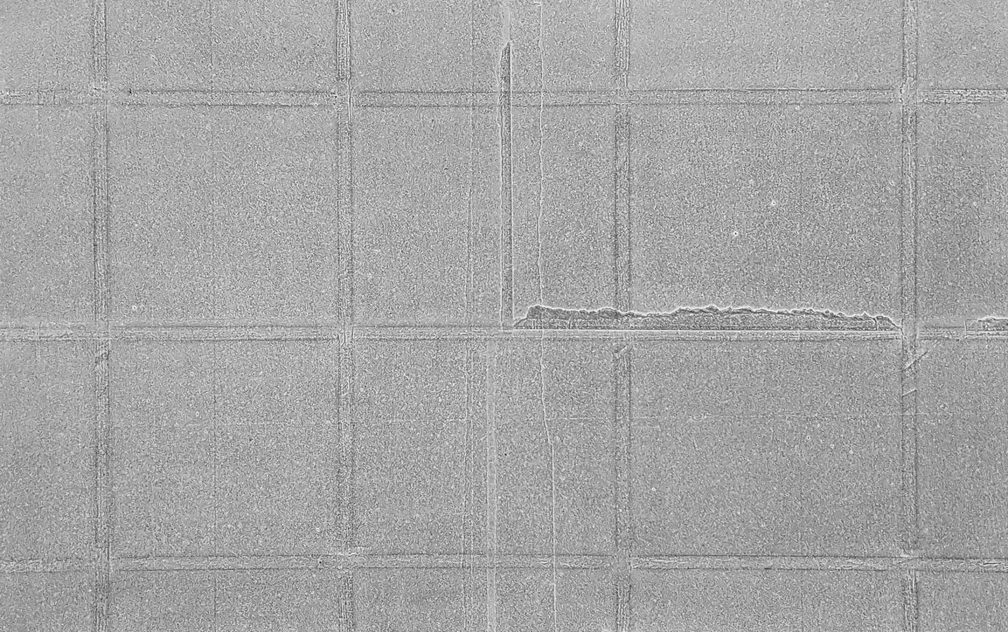 흔적,67.5X103cm / 종이에 청먹, 탁본기법 이재욱