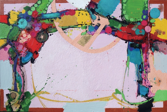 율려4346-11 I 1,940mm × 1,300mm I Mixed Media