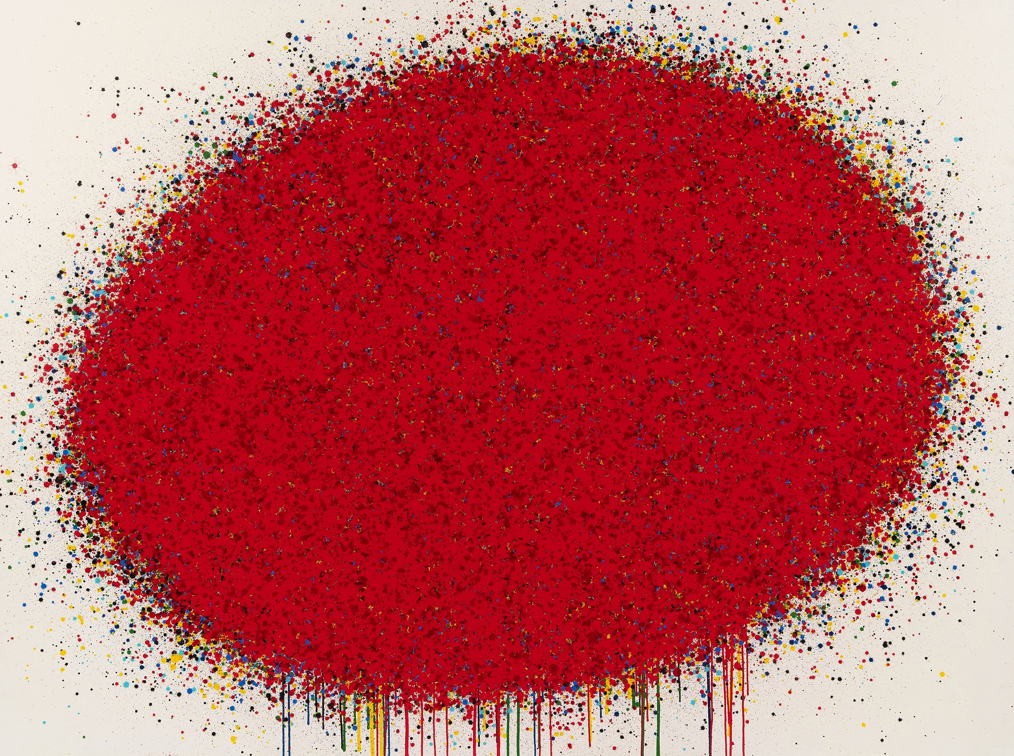 흐름- 꼭지점 에너지_oil on canvas_194x260cm_2018	