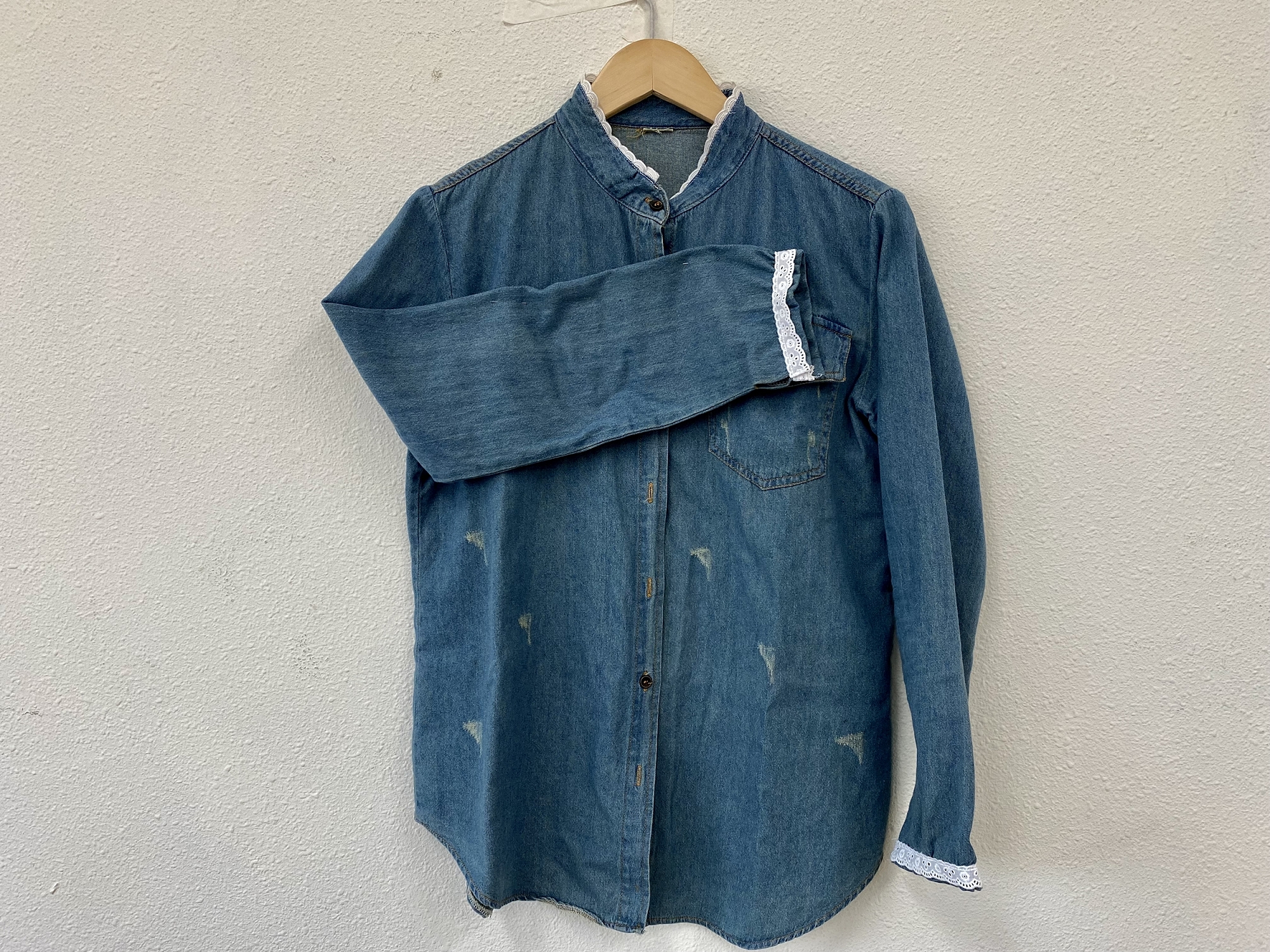 유경미_그냥 청남방에서 여성스러운 레이스 청남방으로!(수선)